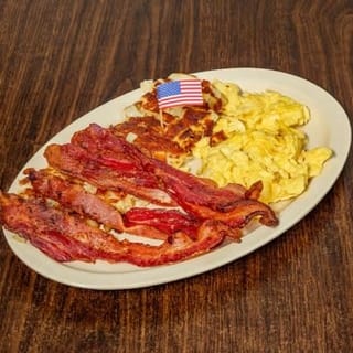 All American Breakfast with Two Eggs