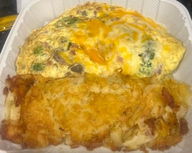 Broccoli Omelette.