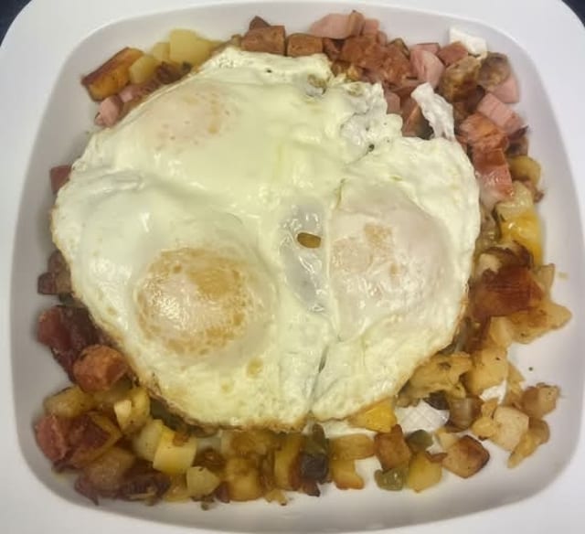 Meat Lovers Skillet.